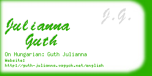 julianna guth business card